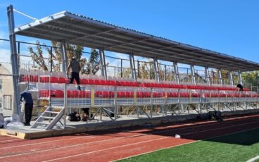 Hakkari Cukurca Stadion Stahl Tribüne Projekt